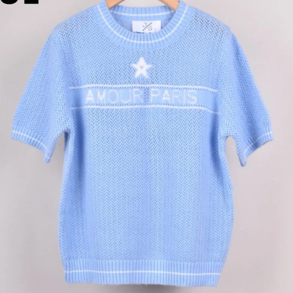ShopEvelynne Light Blue Sweater